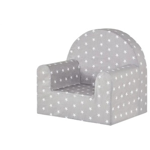 Kindersessel - grau - Materialmix - 50 cm - 50 cm - cm 37,0 | Möbel Kraft