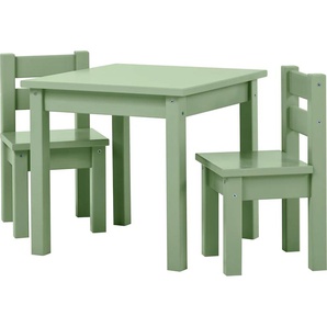 Kindersitzgruppe HOPPEKIDS MADS Kindersitzgruppe Sitzmöbel-Sets grün Baby Kinder Sitzgruppen