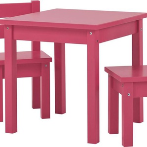 Kindersitzgruppe HOPPEKIDS MADS Kindersitzgruppe Sitzmöbel-Sets pink Baby Kinder Sitzgruppen in vielen Farben, mit drei Stühlen