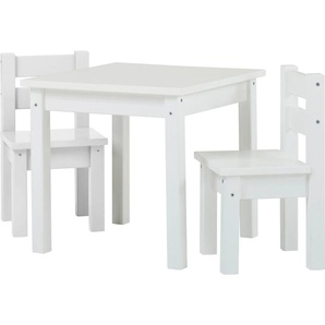 Kindersitzgruppe HOPPEKIDS MADS Kindersitzgruppe Sitzmöbel-Sets weiß Baby Kinder Sitzgruppen in vielen Farben, mit zwei Stühlen