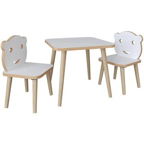 Kindersitzgruppe Set  LiLuLa ¦ weiß ¦ Maße (cm): B: 110 H: 52