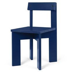 Kinderstuhl Ark holz blau / Sitzfläche: H 30 cm - Ferm Living -