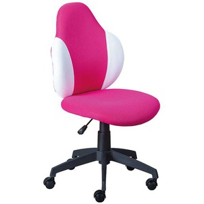 Kinderstuhl Schreibtisch in Pink und Weiß höhenverstellbar