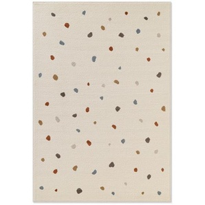 Kinderteppich Adventures, Creme, Mehrfarbig, Kunststoff, Punkte, rechteckig, 160x235 cm, Oeko-Tex® Standard 100, für Fußbodenheizung geeignet, in