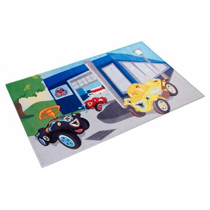 Kinderteppich BOBBY CAR Bobby Car 104 Teppiche Gr. B/L: 100 cm x 160 cm, 6 mm, 1 St., bunt Kinder Kinderzimmerteppiche besonders weich durch Microfaser, Kinderzimmer