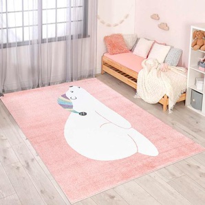 Kinderteppich CARPET CITY ANIME921 Teppiche Gr. B/L: 160 cm x 230 cm, 11 mm, 1 St., rosa Kinder Kinderzimmerteppiche