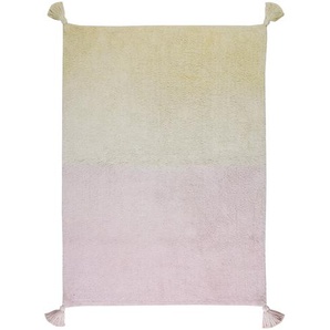Kinderteppich Degrade, in vanilla soft pink, 120 x 160 cm, 100% Baumwolle, waschbar, Lorena Canals