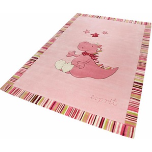 Kinderteppich ESPRIT Sweet Dragon Teppiche Gr. B/L: 140 cm x 200 cm, 10 mm, 1 St., pink Kinder Kinderzimmerteppiche