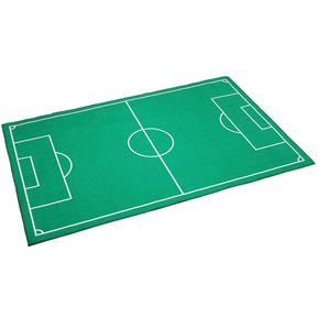 Kinderteppich Fußballfeld, Böing Carpet, rechteckig, Höhe: 4 mm, Spiel-Teppich, bedruckt, waschbar, Kinderzimmer