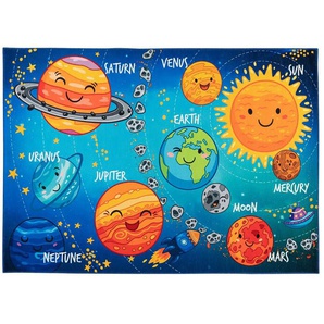 Kinderteppich - mehrfarbig - Synthetische Fasern - 120 cm - 0,5 cm | Möbel Kraft