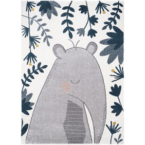 Kinderteppich Nasenbär Boris, 100% Polypropylen, 120 x 170 cm, von Nattiot