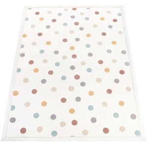 Kinderteppich PACO HOME Emilia 351 Teppiche Gr. B/L: 120 cm x 160 cm, 24 mm, 1 St., bunt (mehrfarbig) Kinder Kinderzimmerteppiche Kurzflor, gepunktet, sehr weicher Flor