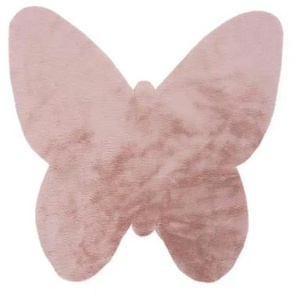 Kinderteppich - rosa/pink - Synthetische Fasern - 86 cm | Möbel Kraft