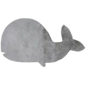 Kinderteppich - silber - Synthetische Fasern - 114 cm | Möbel Kraft