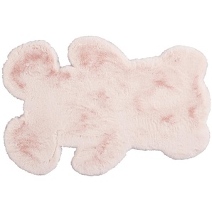 Kinderteppich  Teddy - rosa/pink - Synthetische Fasern - 60 cm - 2,5 cm | Möbel Kraft