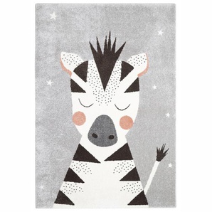 Kinderteppich Zebra Kika, 100% Polypropylen, 120 x 170 cm, von Nattiot
