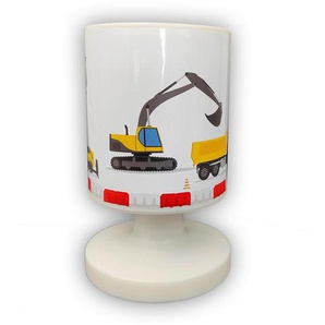 Kindertischleuchte , Mehrfarbig , Kunststoff , Auto,Auto , zylindrisch,zylindrisch , 13x13x20 cm , CE , kabellos , Lampen & Leuchten, Innenbeleuchtung, Kinderzimmerlampen