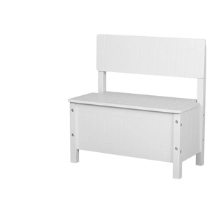 Kindertruhenbank Landhaus | weiß | 57 cm | 59 cm | cm 29,0 |