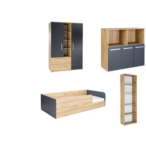 Kinderzimmer 4er-Set  Alessio ¦ mehrfarbig ¦ Maße (cm): B: 491 H: 188