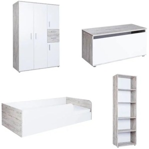 Kinderzimmer 4er-Set  Bennet ¦ holzfarben ¦ Maße (cm): B: 482 H: 188