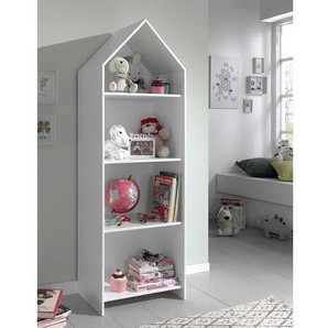 Kinderzimmer Regal in Weiß Haus Optik