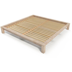 Kingsize Bett 200x200 Massivholz