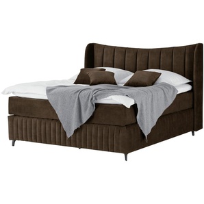 Kings and Queens Boxspringbett Uldur ¦ braun ¦ Maße (cm): B: 174 H: 122