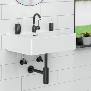 KIRCHHOFF Design-Flaschen-Siphon - schwarz - Edelstahl -
