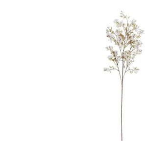 Kirschblütenzweig - weiß - Kunststoff,Eisen - 25 cm - 3 cm | Möbel Kraft