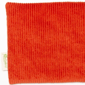 Kirschkernkissen HERBALIND 2040 Funktionskissen Gr. B/H/L: 20 cm x 2 cm x 30 cm, orange Körnerkissen Wärmekissen 30x20 cm, Cord Petrol, auch als Kältekissen verwendbar