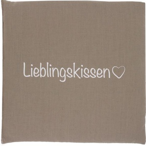 Kirschkernkissen HERBALIND 2068 Funktionskissen Gr. B/H/L: 24 cm x 3 cm x 25 cm, weiß (weiß, beige) Körnerkissen sowohl als Wärme- und auch Kältekissen verwendbar