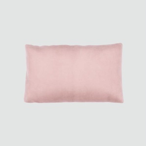Kissen - Bonbonrosa, 30x50cm - Samt, individuell konfigurierbar