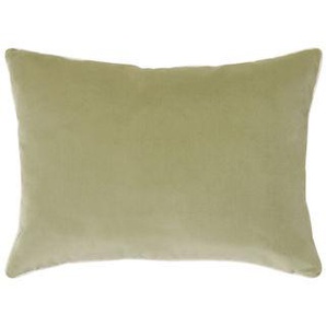 Kissen Double jeu textil grün / Velours - 40 x 55 cm - Maison Sarah Lavoine - Grün