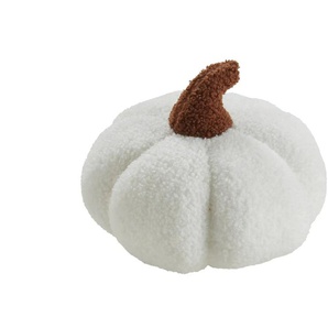 Kissen  Kürbis ¦ weiß ¦ Maße (cm): B: 25 H: 25
