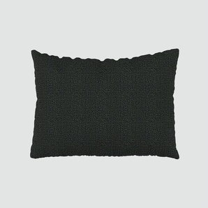 Kissen - Nachtschwarz, 48x65cm - Strukturgewebe, individuell konfigurierbar
