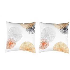 Kissen - orange - Materialmix - 50 cm - 50 cm | Möbel Kraft