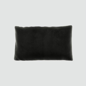 Kissen - Schwarz, 30x50cm - Samt, individuell konfigurierbar
