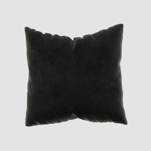 Kissen - Schwarz, 50x50cm - Samt, individuell konfigurierbar