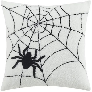 Kissen  Spinnennetz ¦ weiß ¦ Maße (cm): B: 45