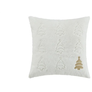 Kissen Weihnachten - weiß - Materialmix - 45 cm | Möbel Kraft