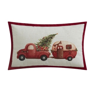 Kissen  Weihnachtsauto ¦ rot ¦ Maße (cm): B: 30
