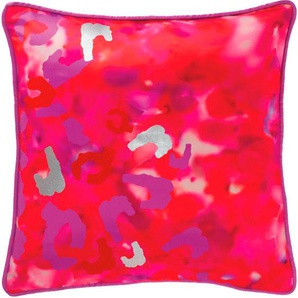 Kissenbezüge SPORTALM KITZBÜHEL Batik Gr. B/L: 40 cm x 40 cm, 1 St., Polyester, pink (pink, lila) Kissenbezüge gemustert mit Silberdruck