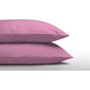 Kissenbezug 2 Stück, 60x70 cm, Kissenbezug 100% Baumwolle, Rosa