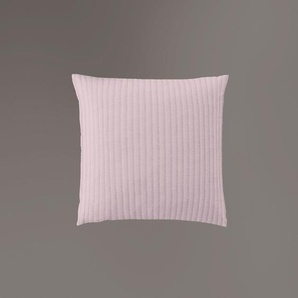 Kissenbezug IRISETTE Lumen 8129 Kissenbezüge Gr. B/L: 40 cm x 40 cm, 1 St., Interlock-Jersey, lila (mauve) Kissenbezüge uni hochwertig und traumhaft weich