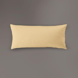Kissenbezug IRISETTE Lumen 8129 Kissenbezüge Gr. B/L: 40 cm x 80 cm, 1 St., Interlock-Jersey, braun (honig) Kissenbezüge uni hochwertig und traumhaft weich