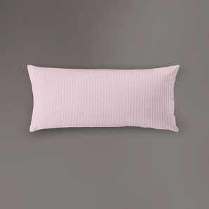 Kissenbezug IRISETTE Lumen 8129 Kissenbezüge Gr. B/L: 40 cm x 80 cm, 1 St., Interlock-Jersey, lila (mauve) Kissenbezüge uni hochwertig und traumhaft weich