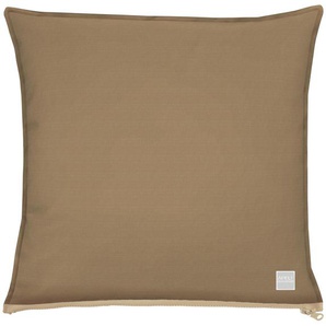 Kissenhülle APELT 3959 Kissenbezüge Gr. B/L: 40 cm x 40 cm, 1 St., Polyester, braun Kissenbezüge uni Kissenhülle ohne Füllung, 1 Stück