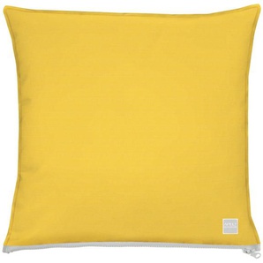 Kissenhülle APELT 3959 Kissenbezüge Gr. B/L: 41 cm x 61 cm, 1 St., Polyester, gelb Kissenbezüge uni Kissenhülle ohne Füllung, 1 Stück