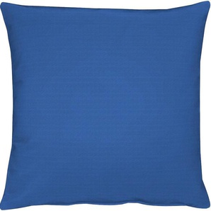 Kissenhülle APELT 4362 Rips Uni Kissenbezüge Gr. B/L: 49 cm x 49 cm, 1 St., Baumwolle-Polyester, blau Kissenbezüge uni Kissenhülle ohne Füllung, 1 Stück