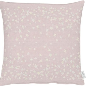Kissenhülle APELT 4709 Kissenbezüge Gr. B/L: 49 cm x 49 cm, 1 St., Polyester-Viskose-Polyacryl, rosa Kissenbezüge gemustert 4709 49X49